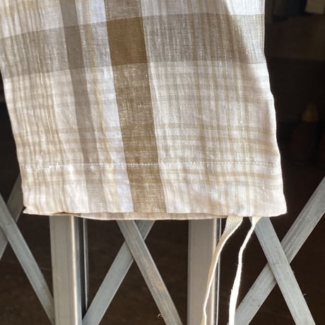 kenneth field ceremonyⅡwide plaids brown