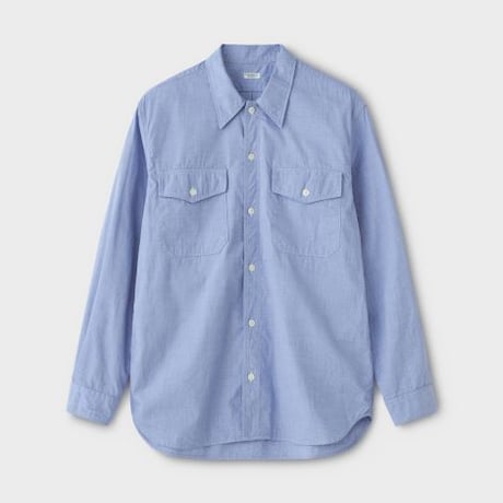 PHIGVEL‐MAKERS Co. PMAK‐LS03 UTILITY SHIRT (FRENCH BLUE)