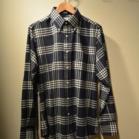 インディビジュアライズドシャツ　ネルBD　NAVYチェック
