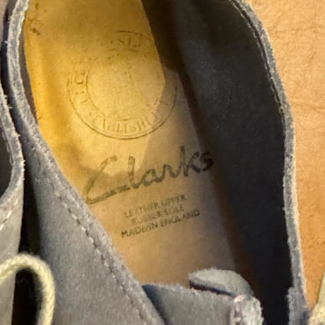 DEADSTOCK Clarks “Desert Trek”  color  gray suède made in  England🏴󠁧󠁢󠁥󠁮󠁧󠁿