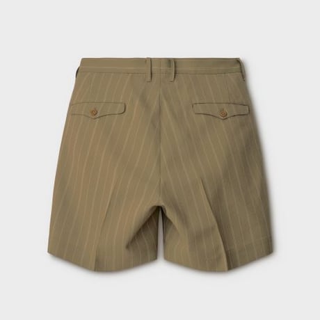 PHIGVEL MAKERS & Co. -Gent’s Stripe Shorts-(KhakiBeige)