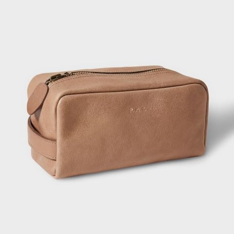 PHIGVEL‐MAKERS Co．Leather Kit Bag(Beige)