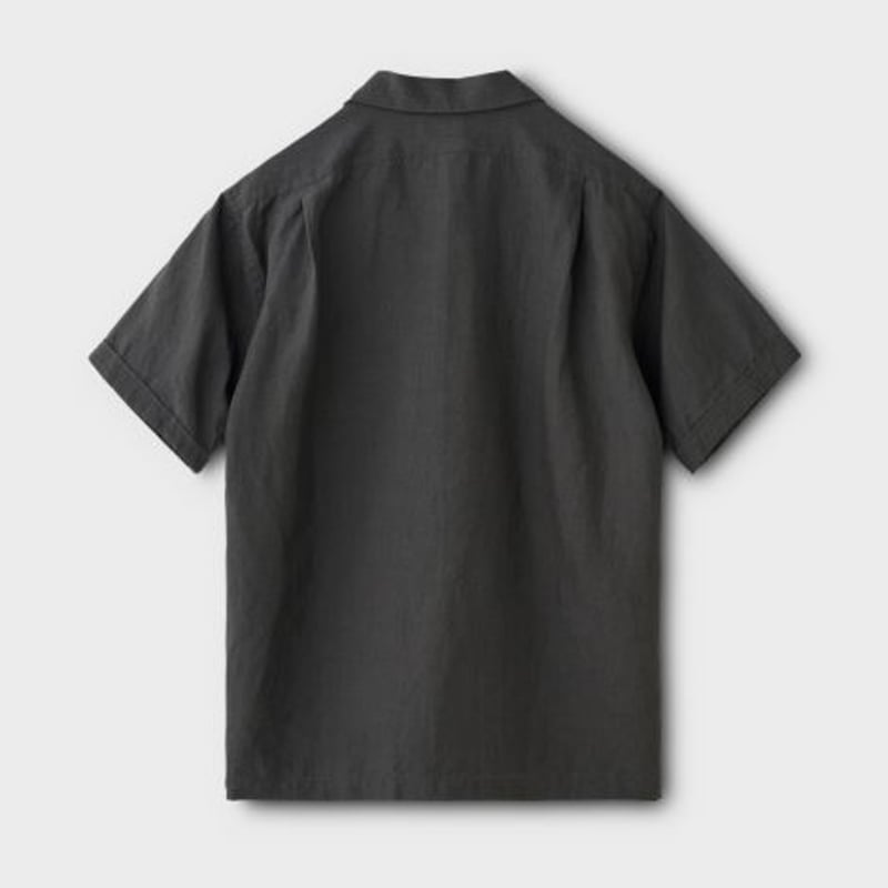 PHIGVEL‐MAKERS Co． Linen Safari SS Shirt(SEPIAG