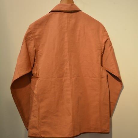 kenneth field -JACKET-（RUST）55 %cotton/45%linen
