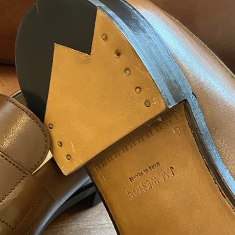 J.M.Weston Signature loafer #180 TAN BROWN size 6 D