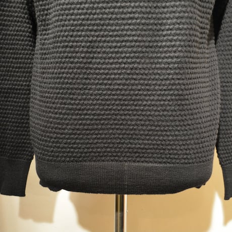 GRP crewneck “spotknit” NERO(ブラック)
