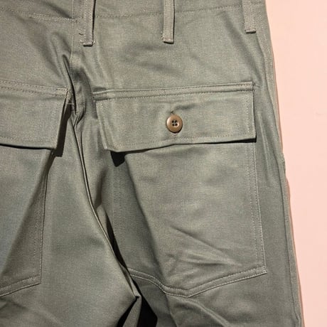 -N.O.S- TROUSERS, UTILITY COTTON SATEEN OG-107  material 100%COTTON WINFIELD MFG.