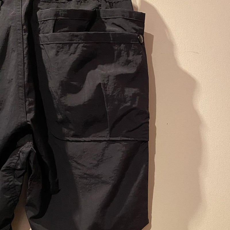 SASSAFRAS -Whole Hole Pants 1/2- (BLACK) | cr