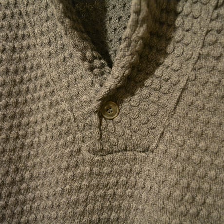 GRP‐spotknit‐shawlcollar(GRIGIO)