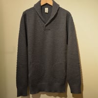 GRP‐spotknit‐shawlcollar(GRIGIO)
