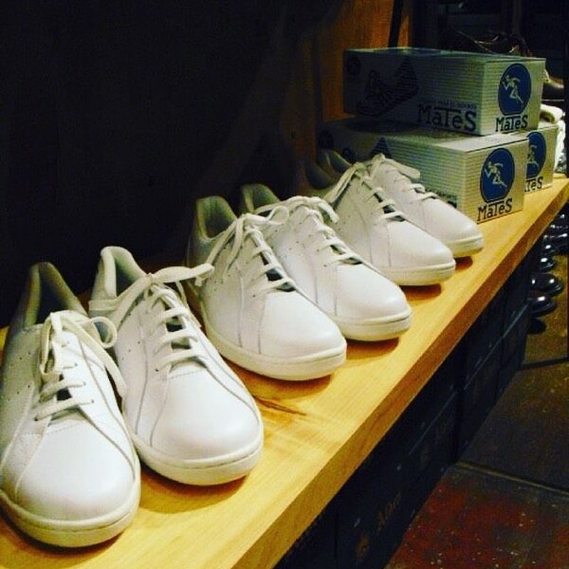 マテス　テニス　白レザー　  size 40 新品未使用品　箱付き マテス テニス 白レザー size 40 新品未使用品 箱付き MaTeS