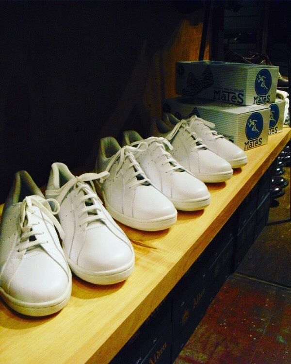 マテス　テニス　白レザー　  size 40 新品未使用品　箱付き mates テニス 白レザー | credo on line Store