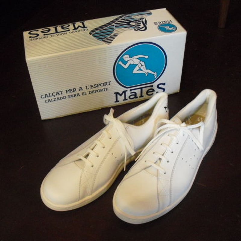 マテス　テニス　白レザー　  size 40 新品未使用品　箱付き mates テニス 白レザー | credo on line Store