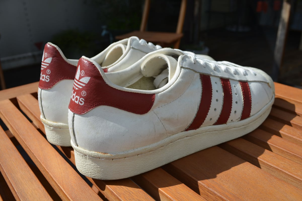 Adidas superstar red vintage sale