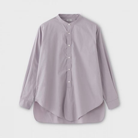 PHIGVEL‐MAKERS Co.  Band Collar Long Shirt (Old Purple)