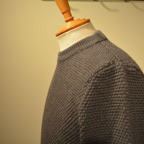 GRP WAFFLEKNIT‐mediumweight‐ grigio(ライトグレー)