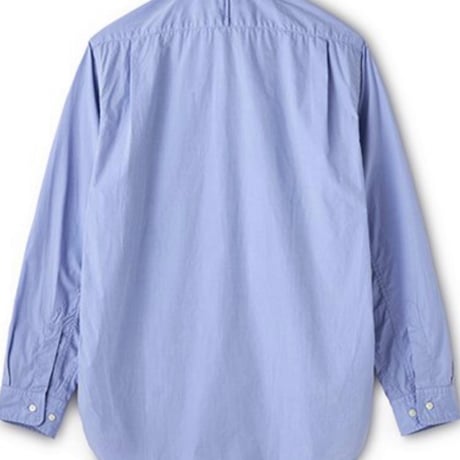 PHIGVEL‐MAKERS Co．BAND COLLAR DRESS SHIRT (Violet Blue)