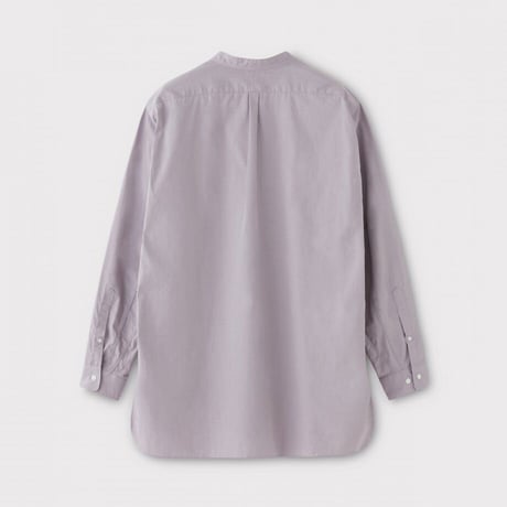 PHIGVEL‐MAKERS Co.  Band Collar Long Shirt (Old Purple)