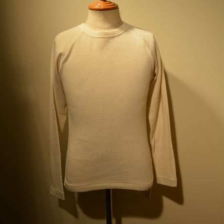kenneth field  L/S THERMAL CREWNECK(NATURAL)