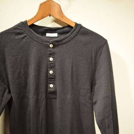 Schiesser -karl-heinz- Henley　1/1　anthrazit‐melan/darkgray-mel