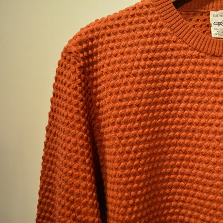 GRP  spotknit crew neck -arancio scuro-