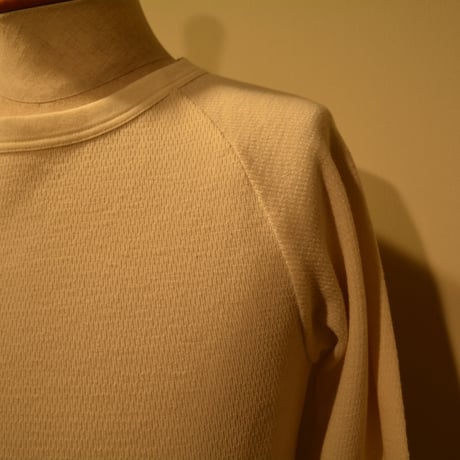 kenneth field  L/S THERMAL CREWNECK(NATURAL)