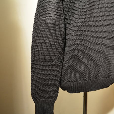 GRP WAFFLEKNIT‐mediumweight‐ antracite (チャコールグレー)