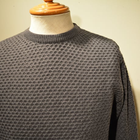 GRP WAFFLEKNIT‐lightweight‐ grigio(ライトグレー)