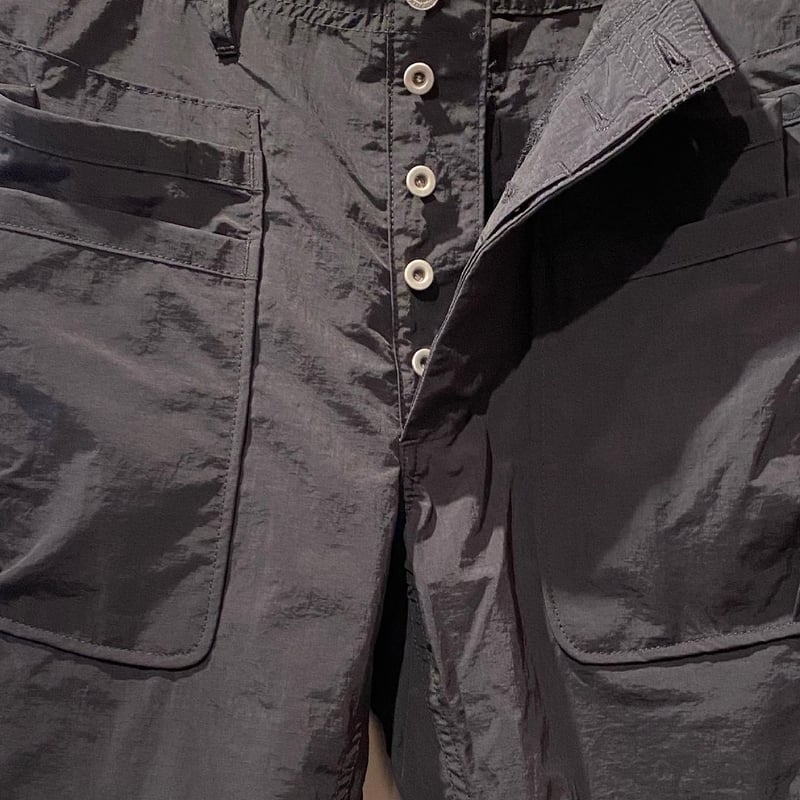 SASSAFRAS -Whole Hole Pants 1/2- (BLACK) | cr