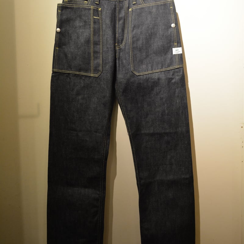 SASSAFRAS ‐Fall Leaf R Pants‐ (14oz rigid denim