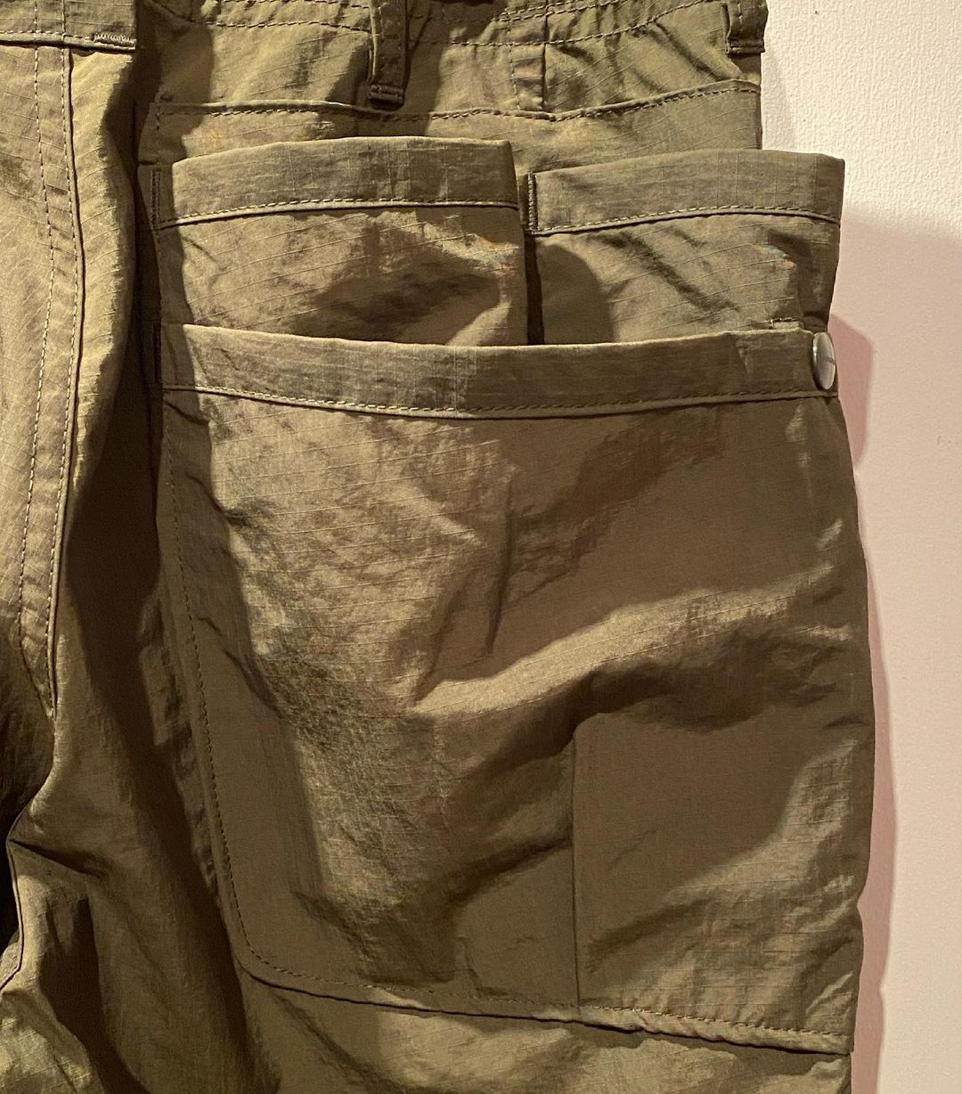 パンツ SASSAFRAS / Whole Hole Pants 1/2 SASSAFRAS -Whole Hole Pants 1/2- (BLACK) | cr