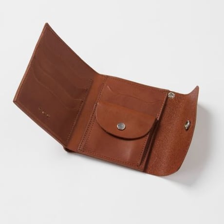 PHIGVEL‐MAKERS Co． short wallet -camel-