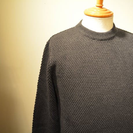 GRP WAFFLEKNIT‐mediumweight‐ antracite (チャコールグレー)
