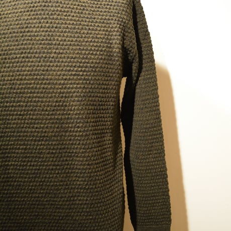 GRP crewneck “spotknit” VERDE(ダークグリーン)