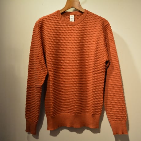 GRP  spotknit crew neck -arancio scuro-