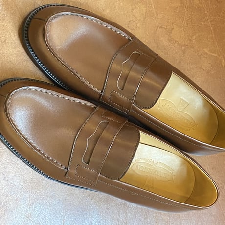 J.M.Weston Signature loafer #180 TAN BROWN size 6 D