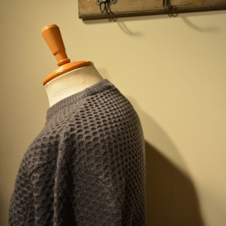 GRP WAFFLEKNIT‐lightweight‐ grigio(ライトグレー)