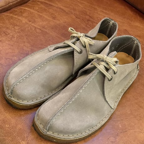 DEADSTOCK Clarks “Desert Trek”  color  gray suède made in  England🏴󠁧󠁢󠁥󠁮󠁧󠁿