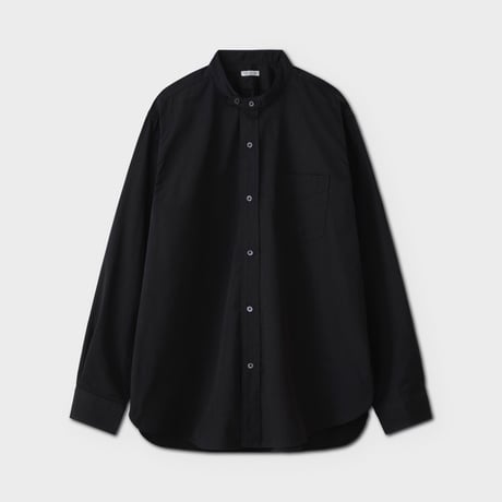 PHIGVEL‐MAKERS Co．PM-LS02 / BAND COLLAR DRESS SHIRT (GRAPHITE)