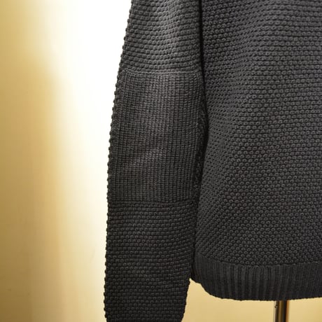 GRP WAFFLEKNIT‐mediumweight‐ blu notte (ネイビー)