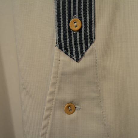 FrankLeder 20aw BAND COLLAR SHIRT