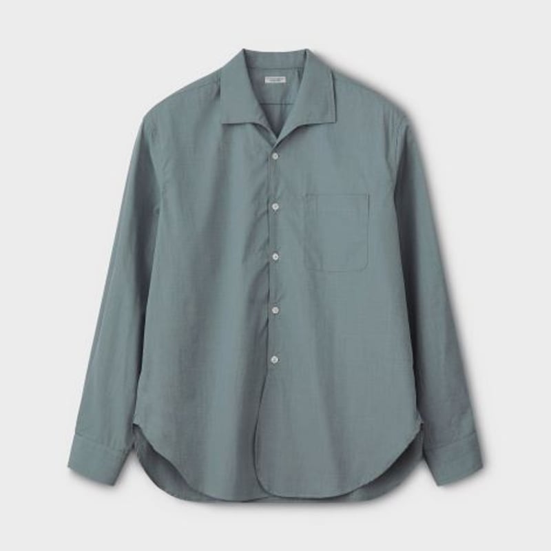 PHIGVEL‐MAKERS Co．French Open Collar LS Shirt(J