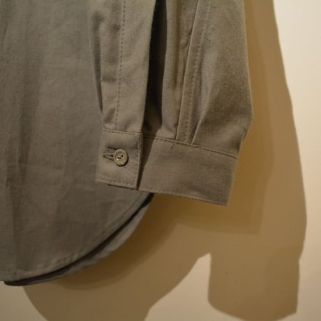 Frank Leder-bedlinenshirt- (StandCollar)OLIVE