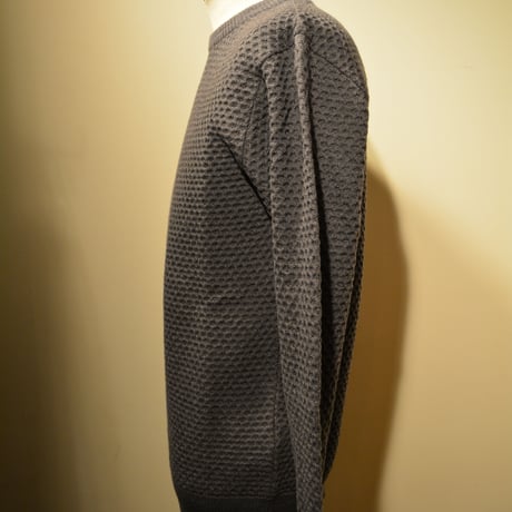 GRP WAFFLEKNIT‐lightweight‐ grigio(ライトグレー)