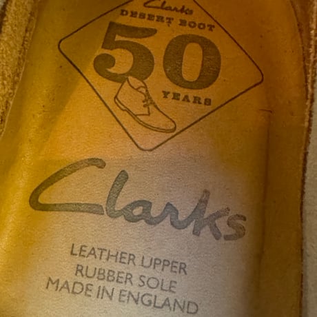 DEAD STOCK  Clarks desert boot   “50th”anniversary model  Made in England🏴󠁧󠁢󠁥󠁮󠁧󠁿