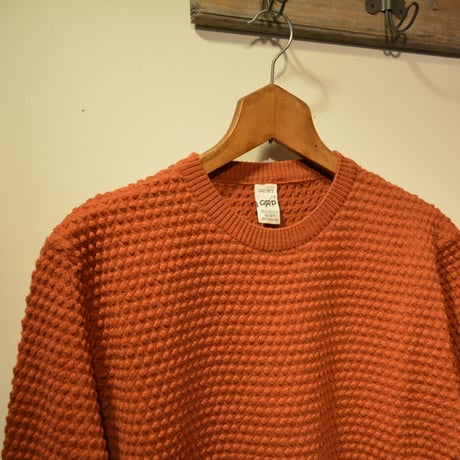 GRP  spotknit crew neck -arancio scuro-