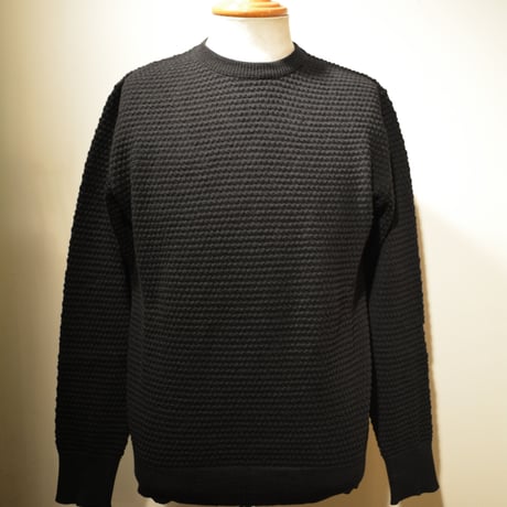 GRP crewneck “spotknit” NERO(ブラック)
