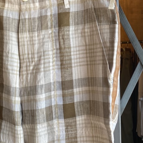 kenneth field ceremonyⅡwide plaids brown