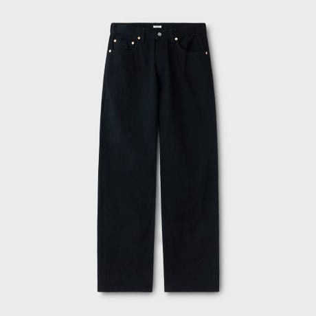 PHIGVEL‐MAKERS Co. 301BK CLASSIC BLACK JEANS (Wide‐Black)
