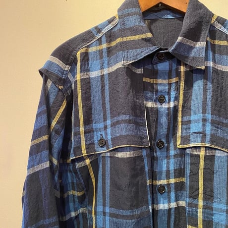 kenneth field -FIELD SHIRTS-（LINEN PLAIDS）